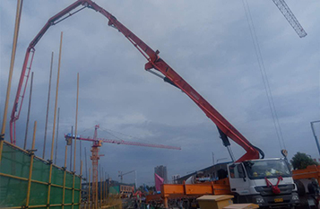 貴州科幻城，平板澆筑，C40標(biāo)號(hào)